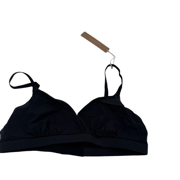 Skims Fits Everybody Crossover Bralette Black Onyx New with tags Size Small - Picture 1 of 4